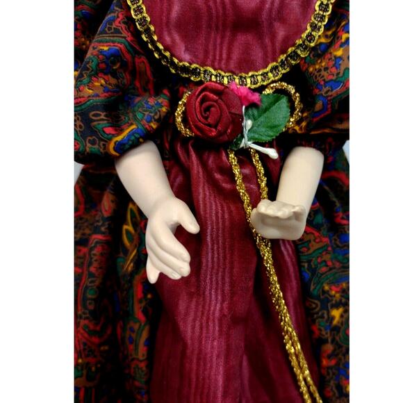 VTG Holiday Edition Porcelain Angel Doll 17" by Antique Heritage 1991 w Box - Picture 9 of 10